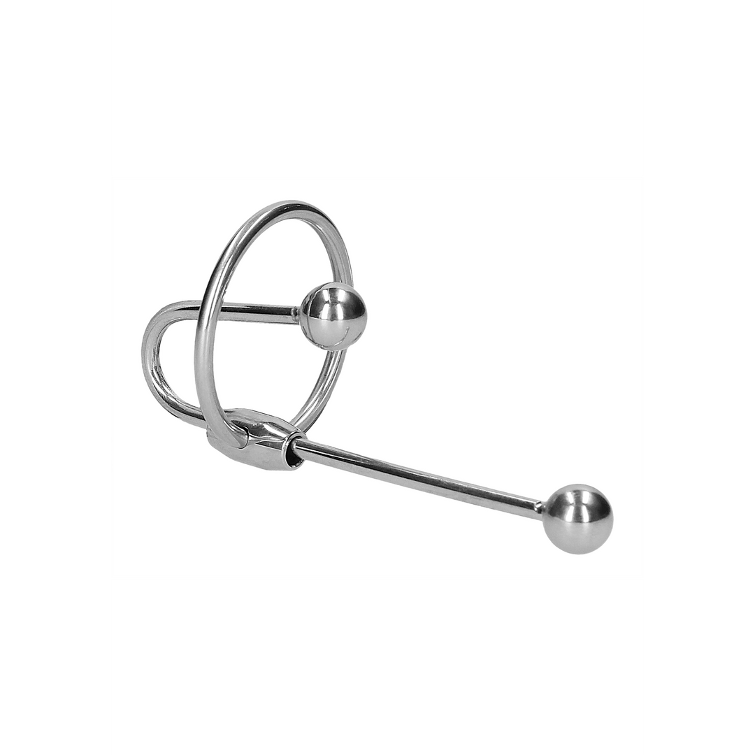 Sonde urétrale en acier inoxydable avec bille – 0,4 / 10 mm