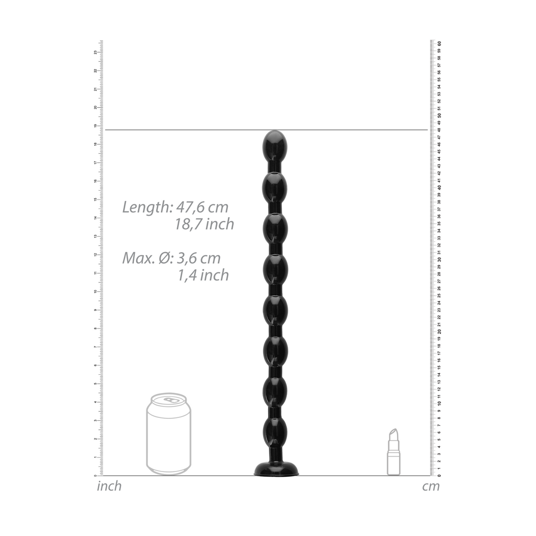 Gode Snake Beaded – noir