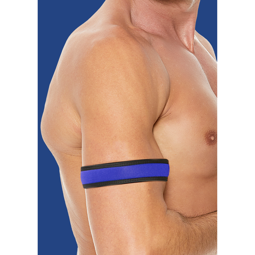 Disfraz Neoprene Bracelets – negro 41.2 cm | Ouch!