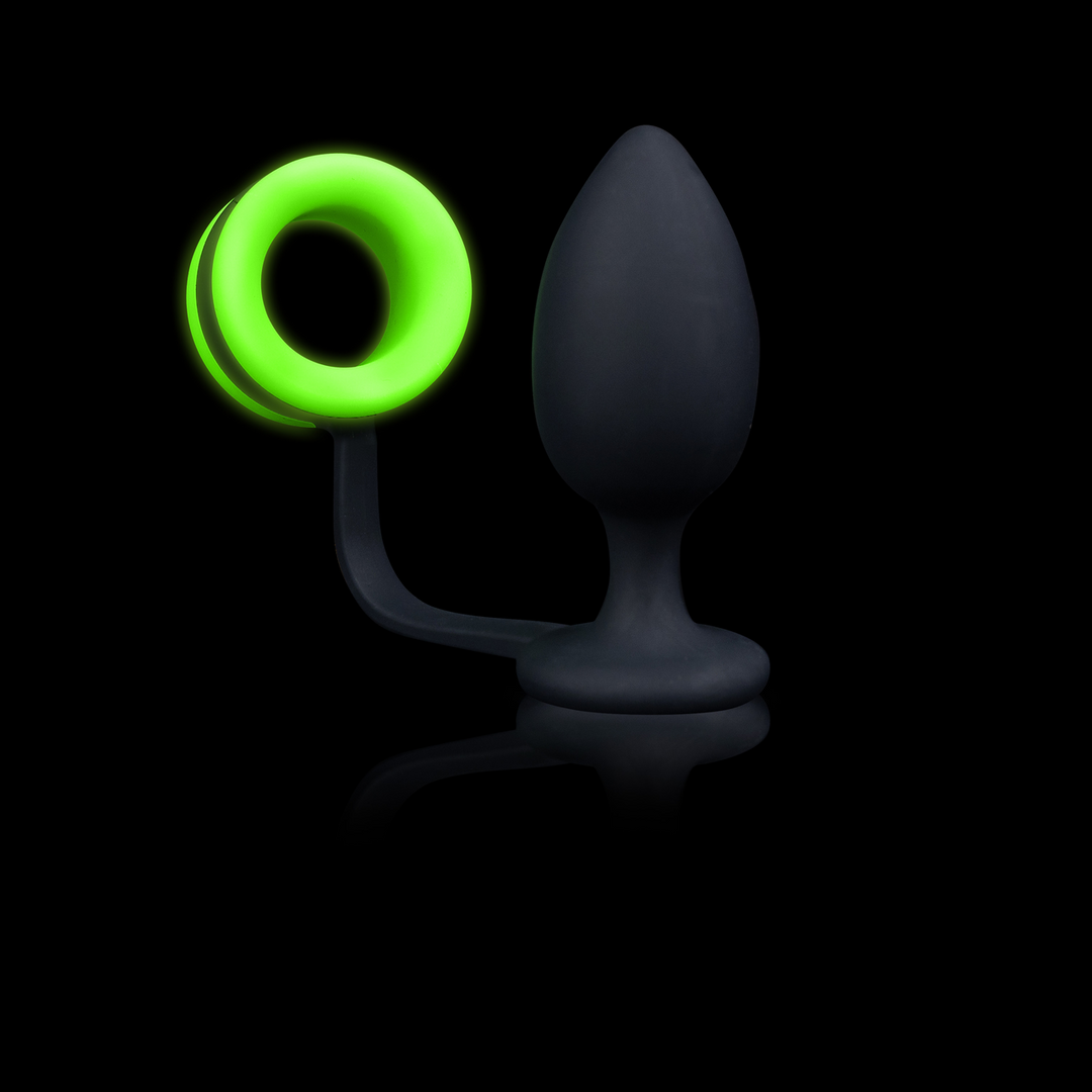 Anillo para el pene – fosforescente, verde 4.3 cm | Ouch!
