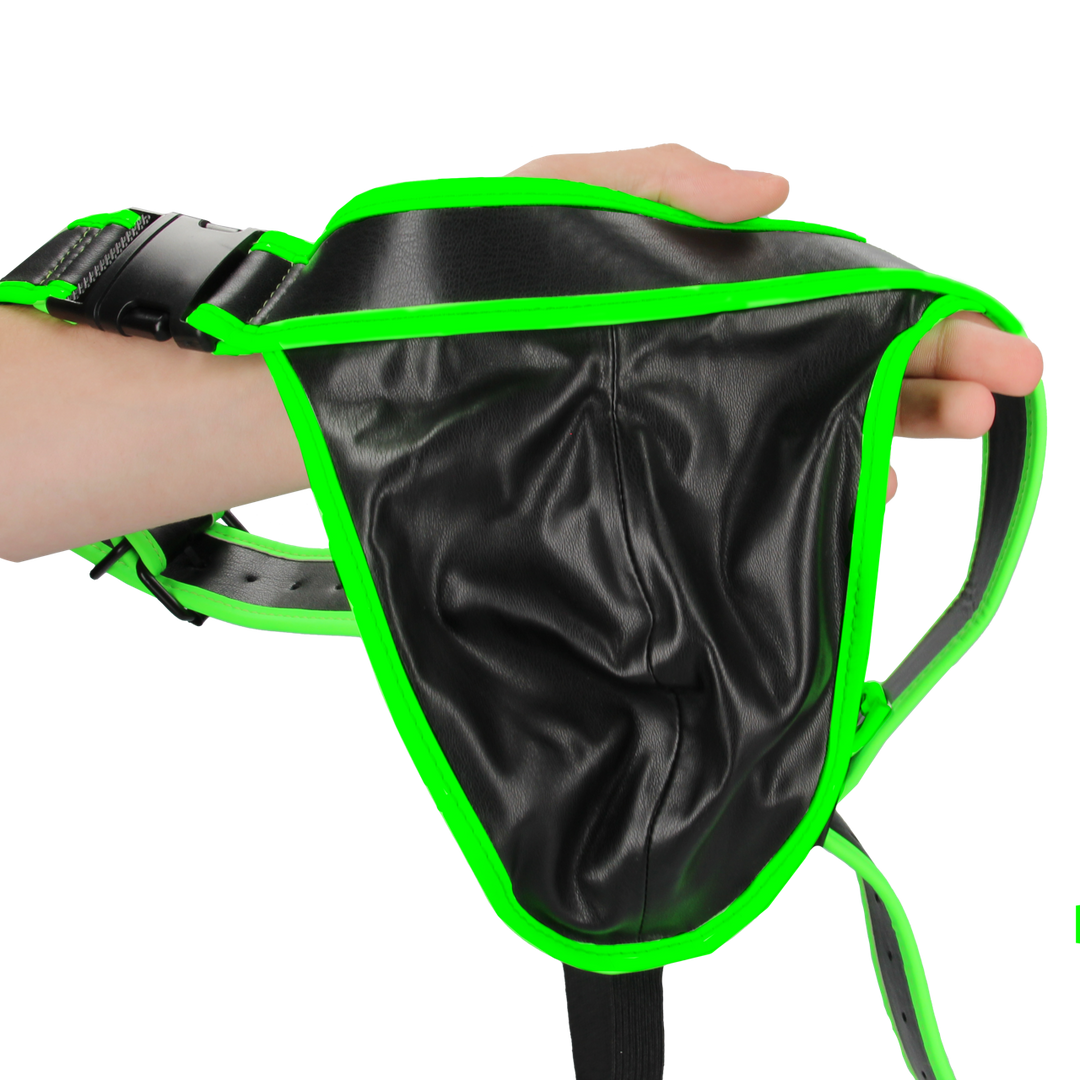 Perizoma uomo Jockstrap with Buckle – fosforescente, verde OU779GLOLXL | Ouch!