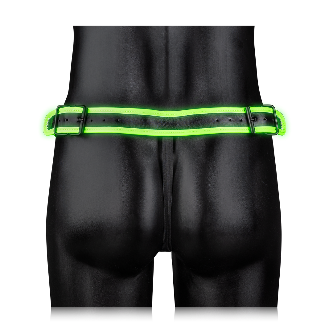 Perizoma uomo Jockstrap with Buckle – fosforescente, verde OU780GLOLXL | Ouch!