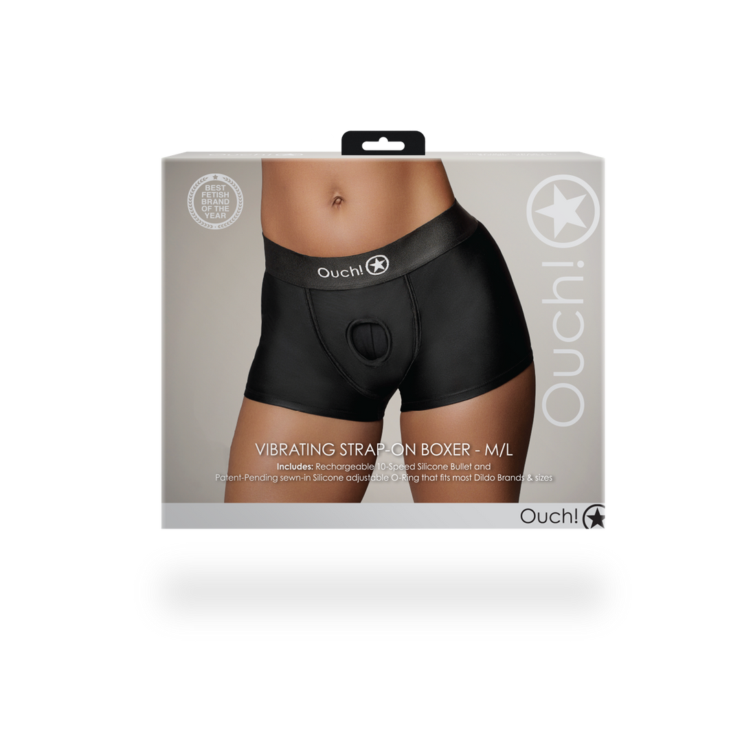 Strap-on 10 Stufen – schwarz OU825BLKML1 | Ouch!