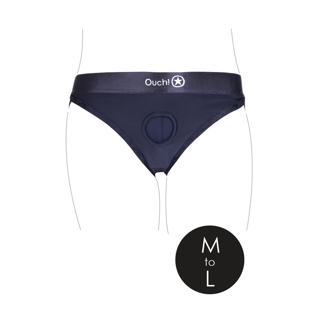 Strap-on Hipster 10 speeds – black OU828BLKML1 | Ouch!