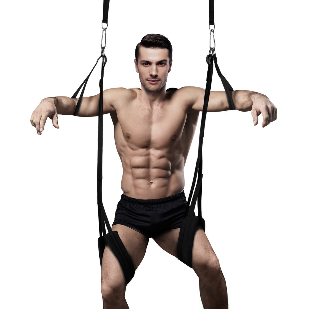 Arredo erotico Over the Door Swing – nero | Ouch!