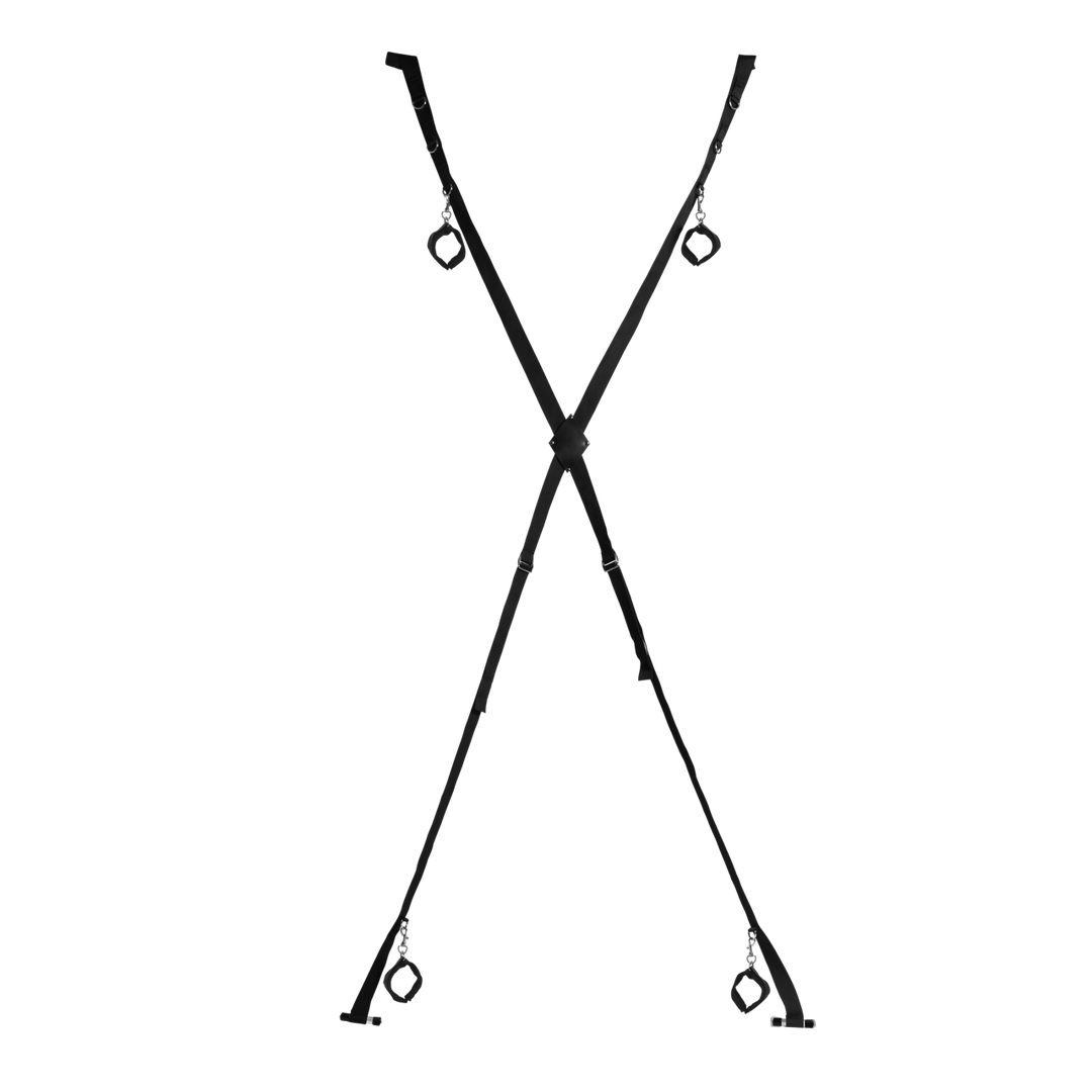 Atadura bondage Over the Door Cross – negra | Ouch!