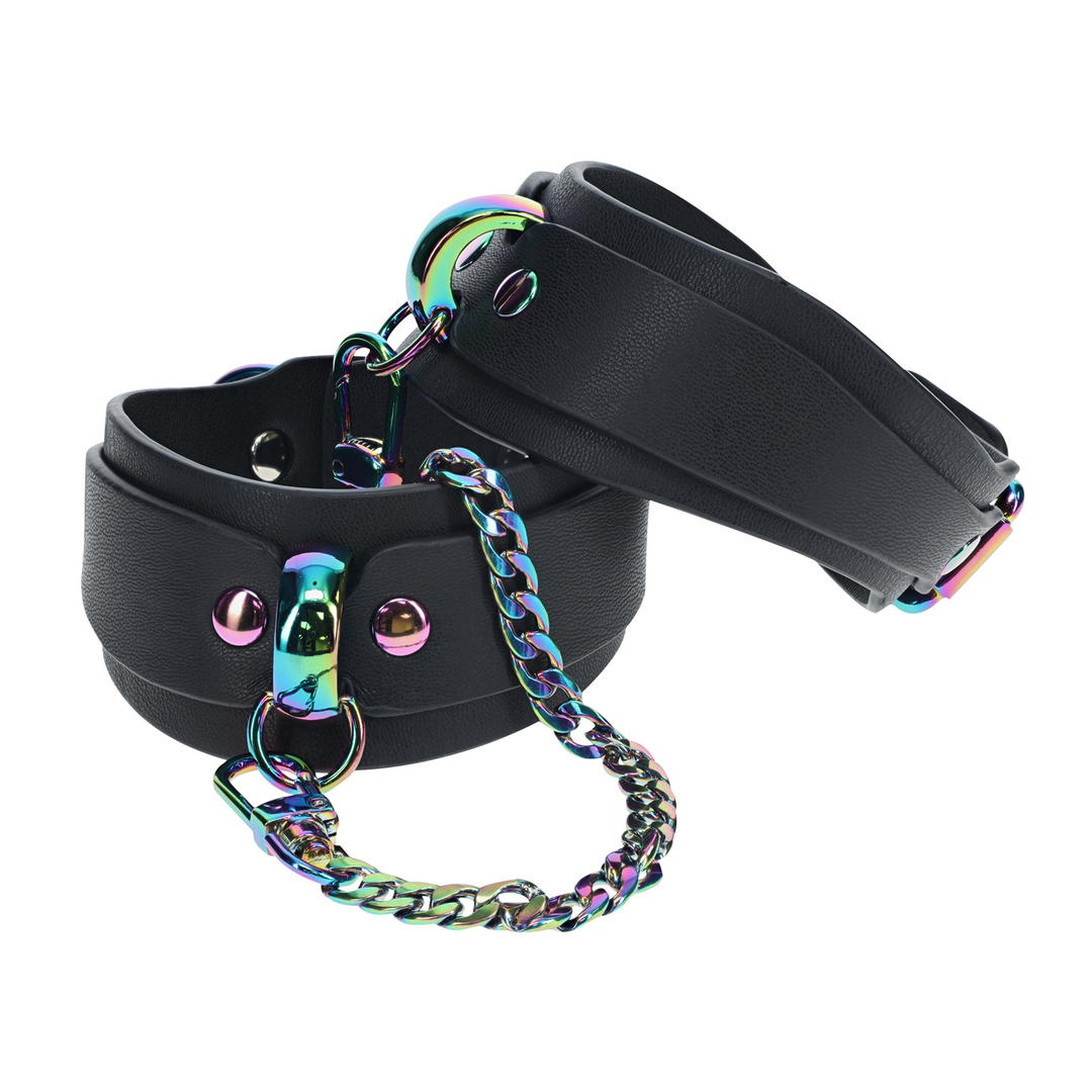 Menottes Venice Leg Cuffs – noire | Ouch!