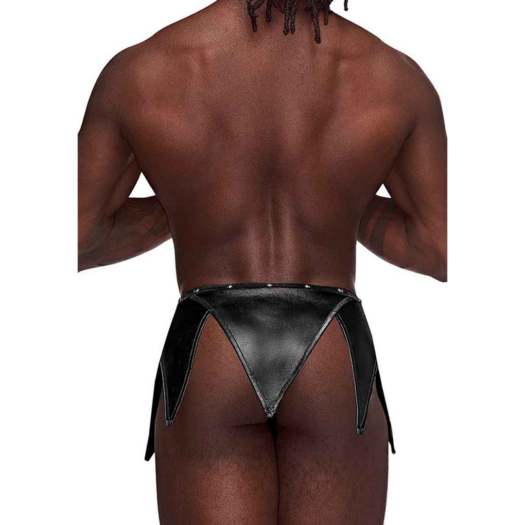 Eros - Jupe Gladiator avec String intégré - L/XL - Noir