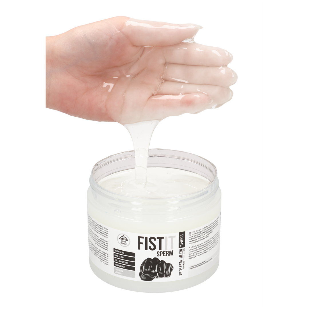 Lubrificante Sperm 500 ml – a base d'acqua 7.5 cm | Fist It