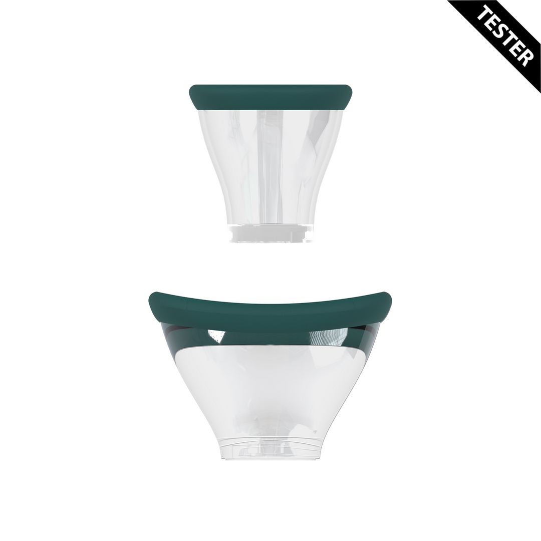 Exquisite - Pompe rechargeable pour vulve et poitrine - Vert forêt - Testeur