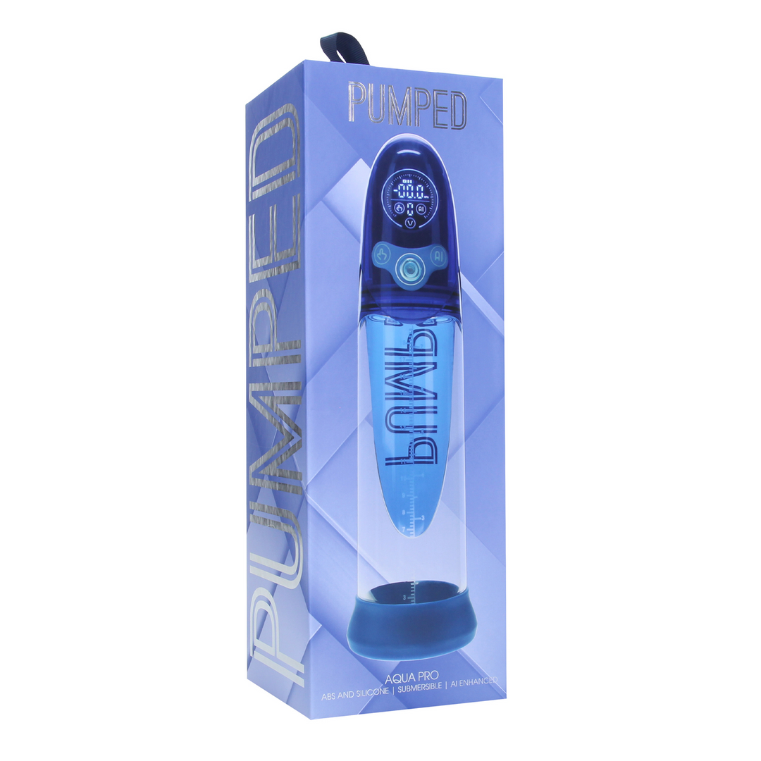 Aqua-Pro - Pompe submersible automatique - Équipée d'IA - Bleue