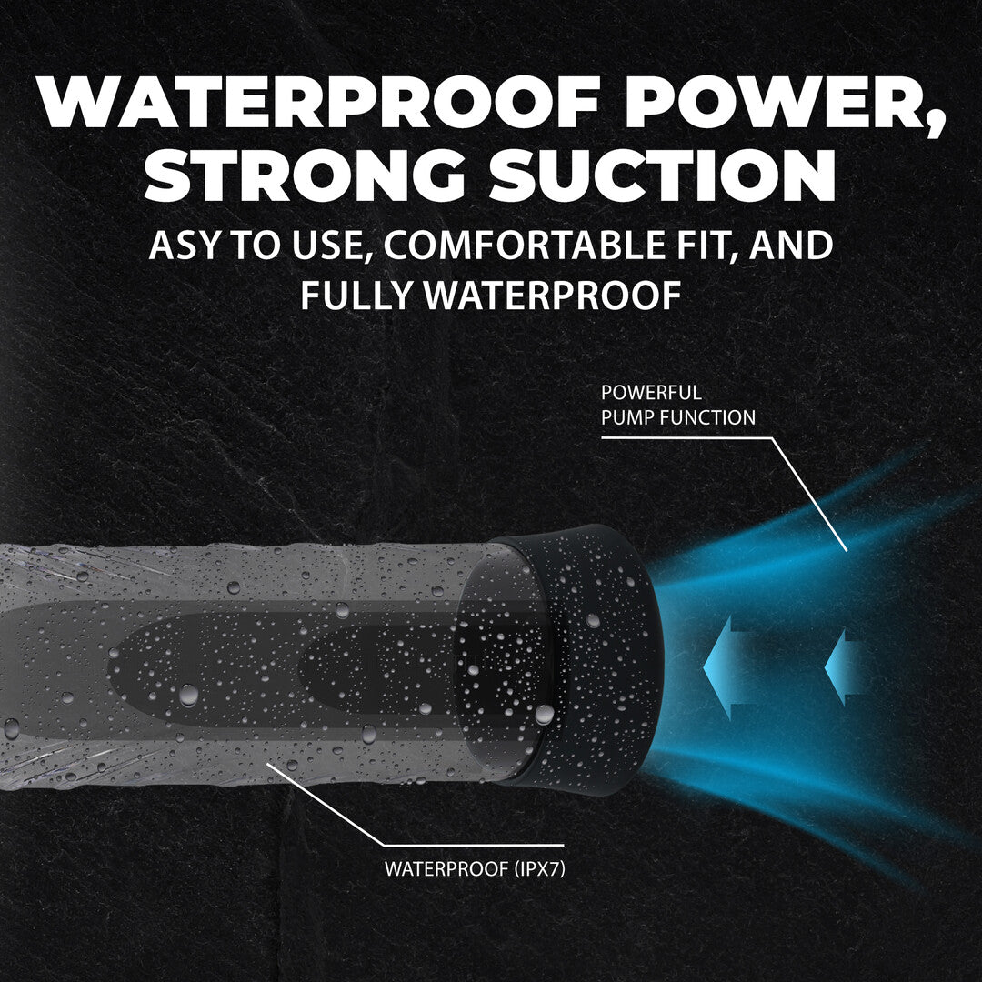CyberPulse - Automatic Waterproof Penis Pump - Black