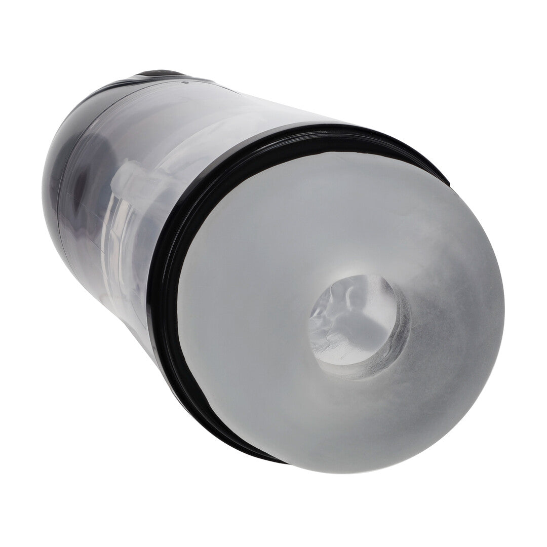 SonicPull - Suction and Vibration Masturbator Pump - Multimedia Enhanced - Gun Metal