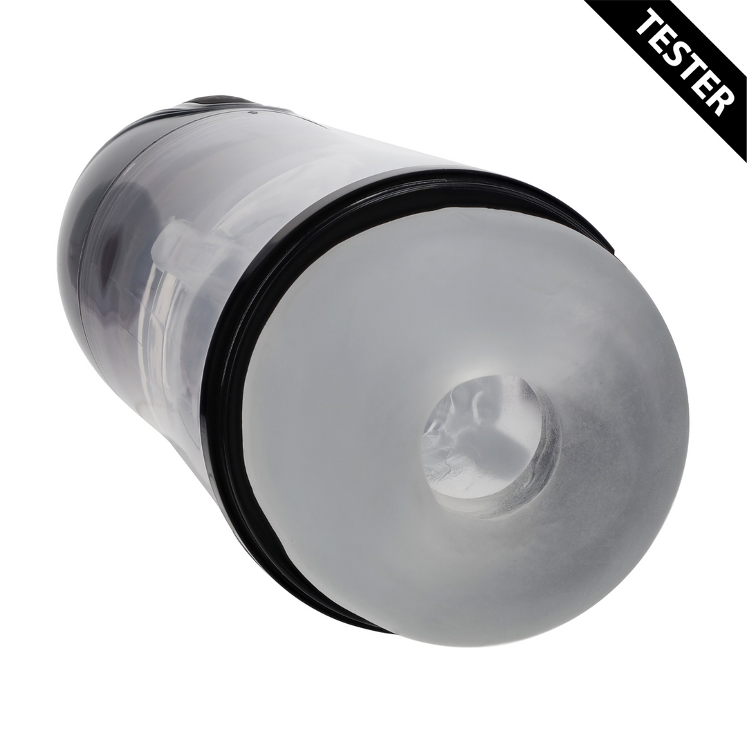 SonicPull - Suction and Vibration Masturbator Pump - Multimedia Enhanced - Gun Metal - Tester