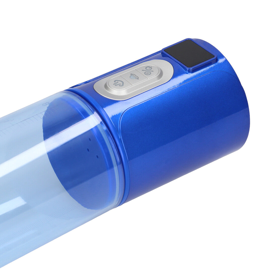 MaxLift - 6 Function Suction Masturbator Pump - Metallic Blue