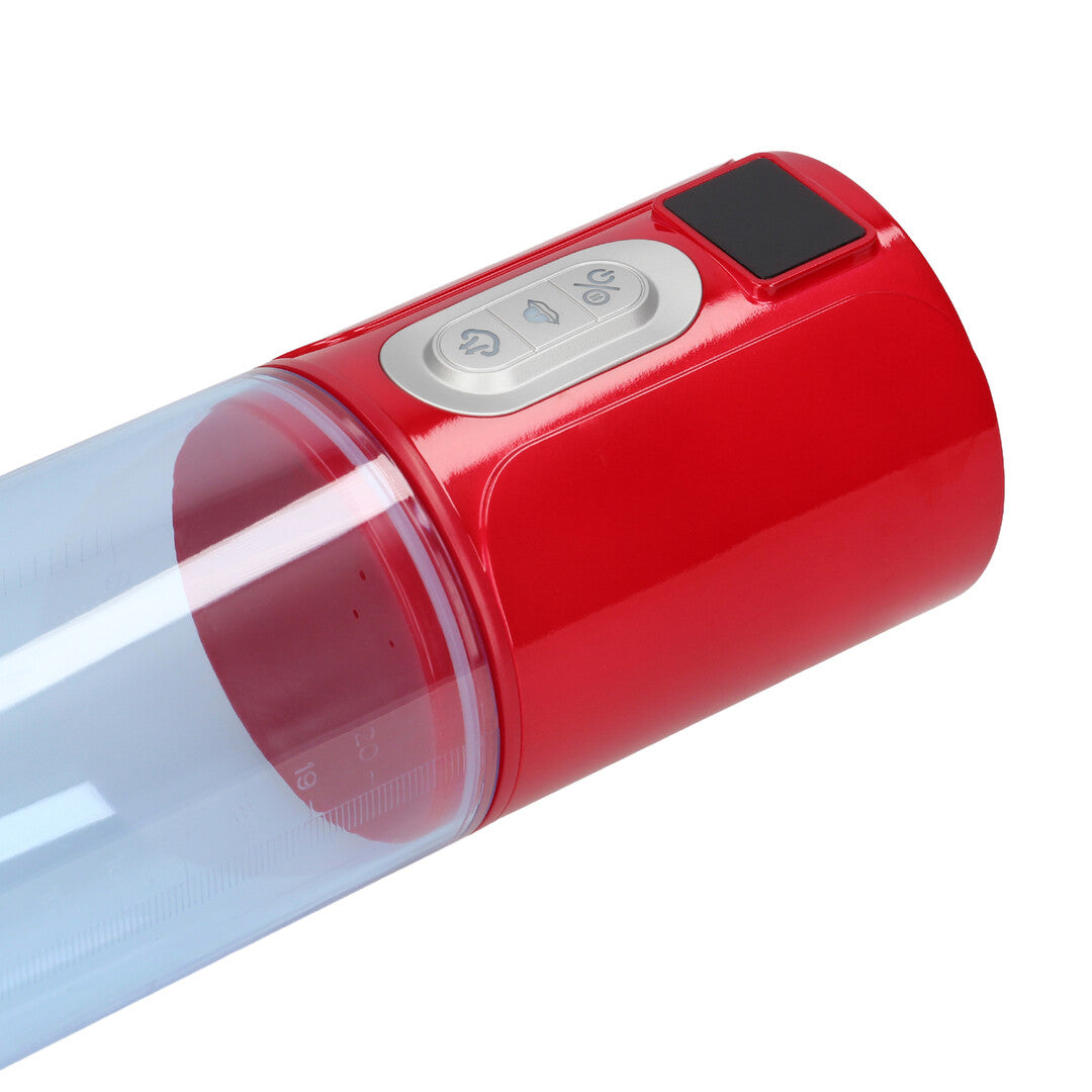 MaxLift - 6 Function Suction Masturbator Pump - Metallic Red