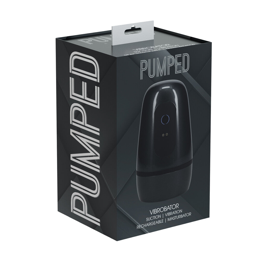 Pulsar - Negative Pressure Suction and Vibration Masturbator Pump - Gun Metal