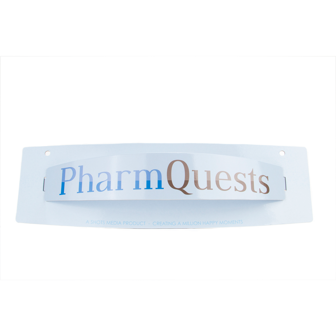 Materiale punto vendita Brand Sign Pharm Quest – bianco | Pharmquests