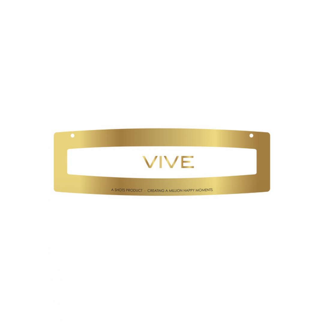Materiale punto vendita Brand Sign – oro | VIVE