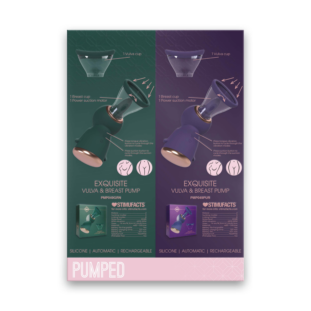 Matériel PLV Sell Sheet Pmp049Grn Pmp049Pur – multicolore | Pumped