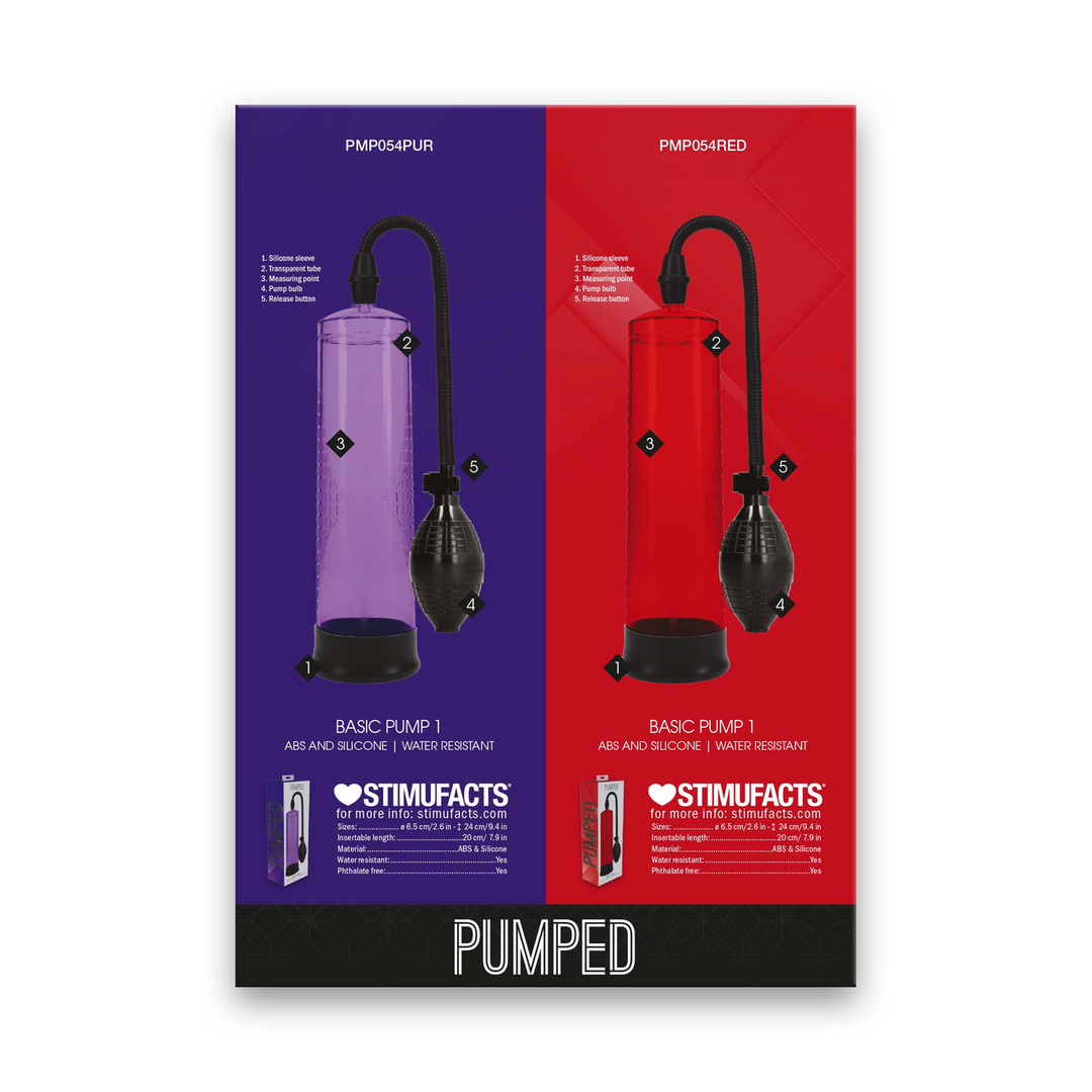 Materiale punto vendita Sell Sheet Pmp054Pur Pmp054Red – multicolore | Pumped