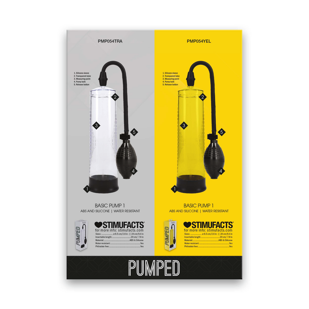 Matériel PLV Sell Sheet Pmp054Tra Pmp054Yel – multicolore | Pumped