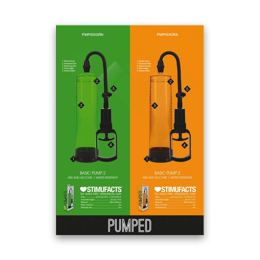 Materiale punto vendita Sell Sheet Pmp055Grn Pmp055Ora – multicolore | Pumped