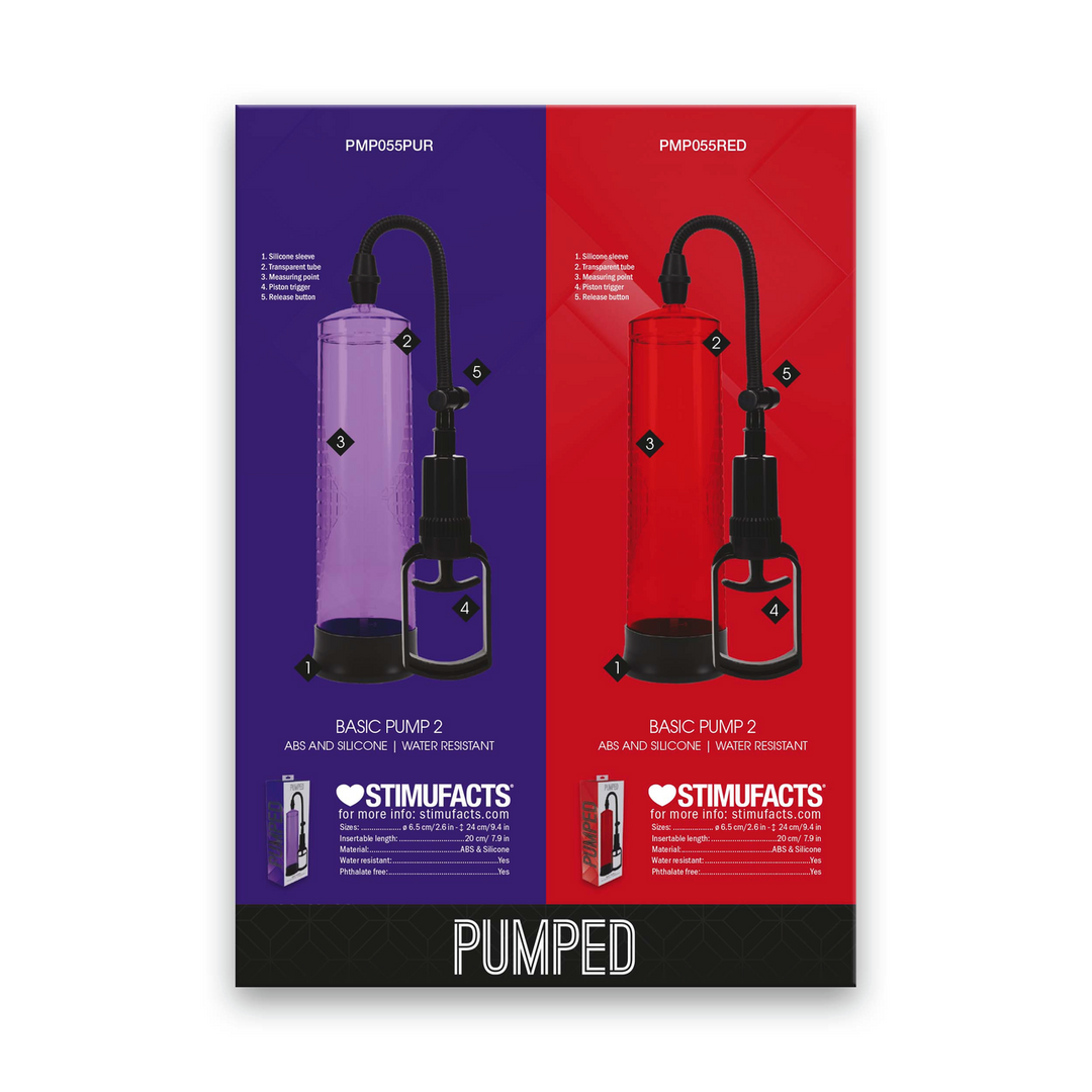 Materiale punto vendita Sell Sheet Pmp055Pur Pmp055Red – multicolore | Pumped