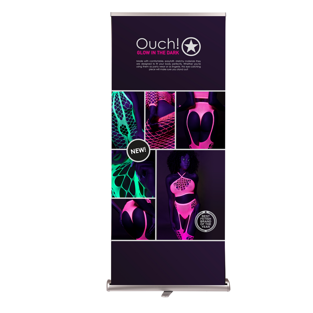 Material punto de venta Rollbanner – fosforescente, multicolor | Ouch!