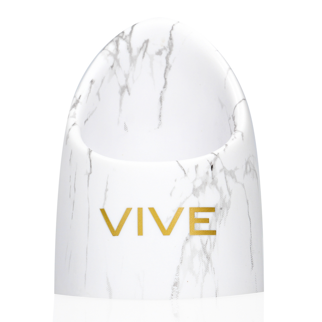 Material de ponto de venda Marble Print Display – branco | VIVE
