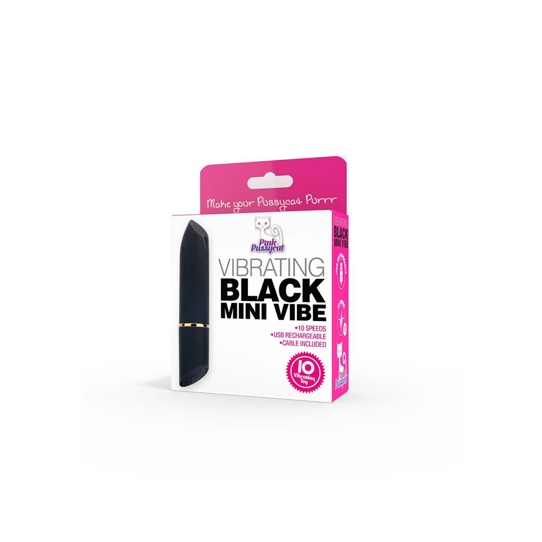 Mini vibratore – nero | Pink Pussycat