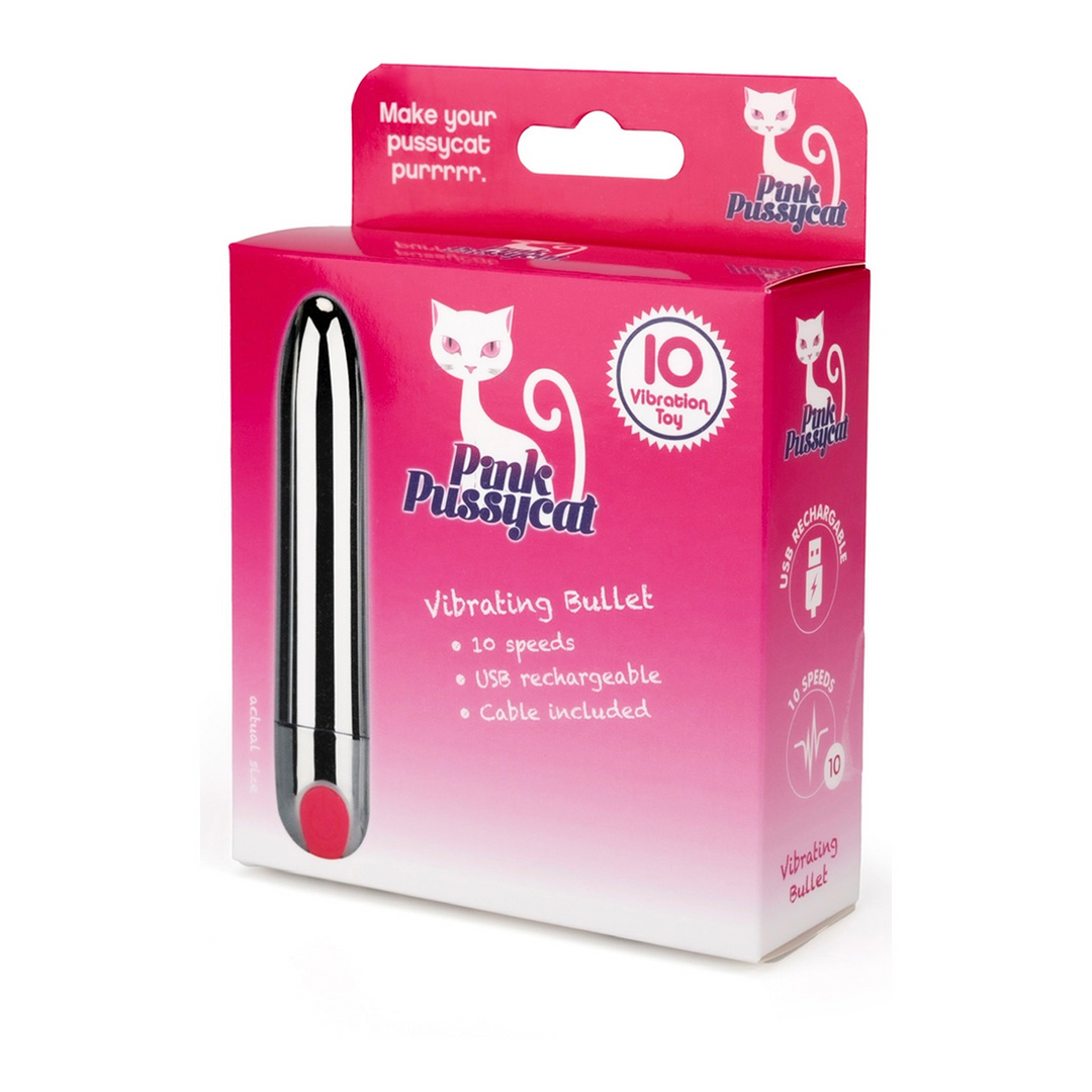 Vibratore bullet – argento | Pink Pussycat