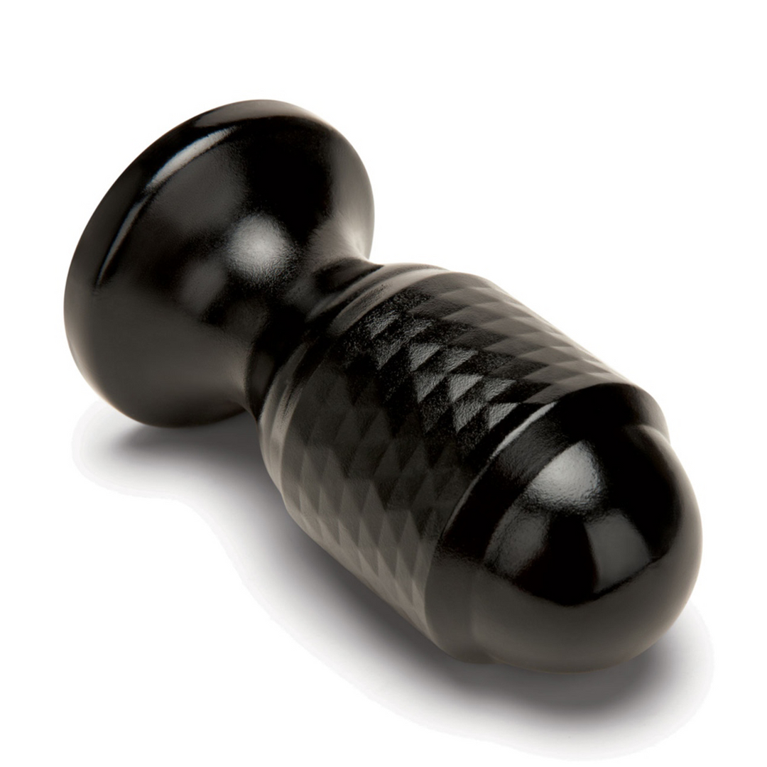 Plug anale 17 cm – con gioiello, nero | Prowler
