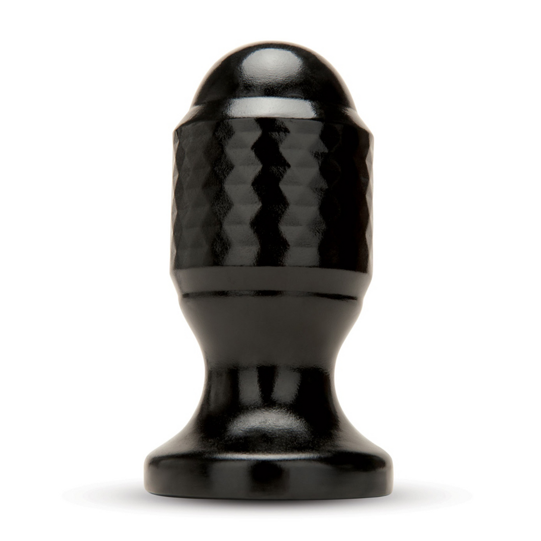 Plug anale 17 cm – con gioiello, nero | Prowler