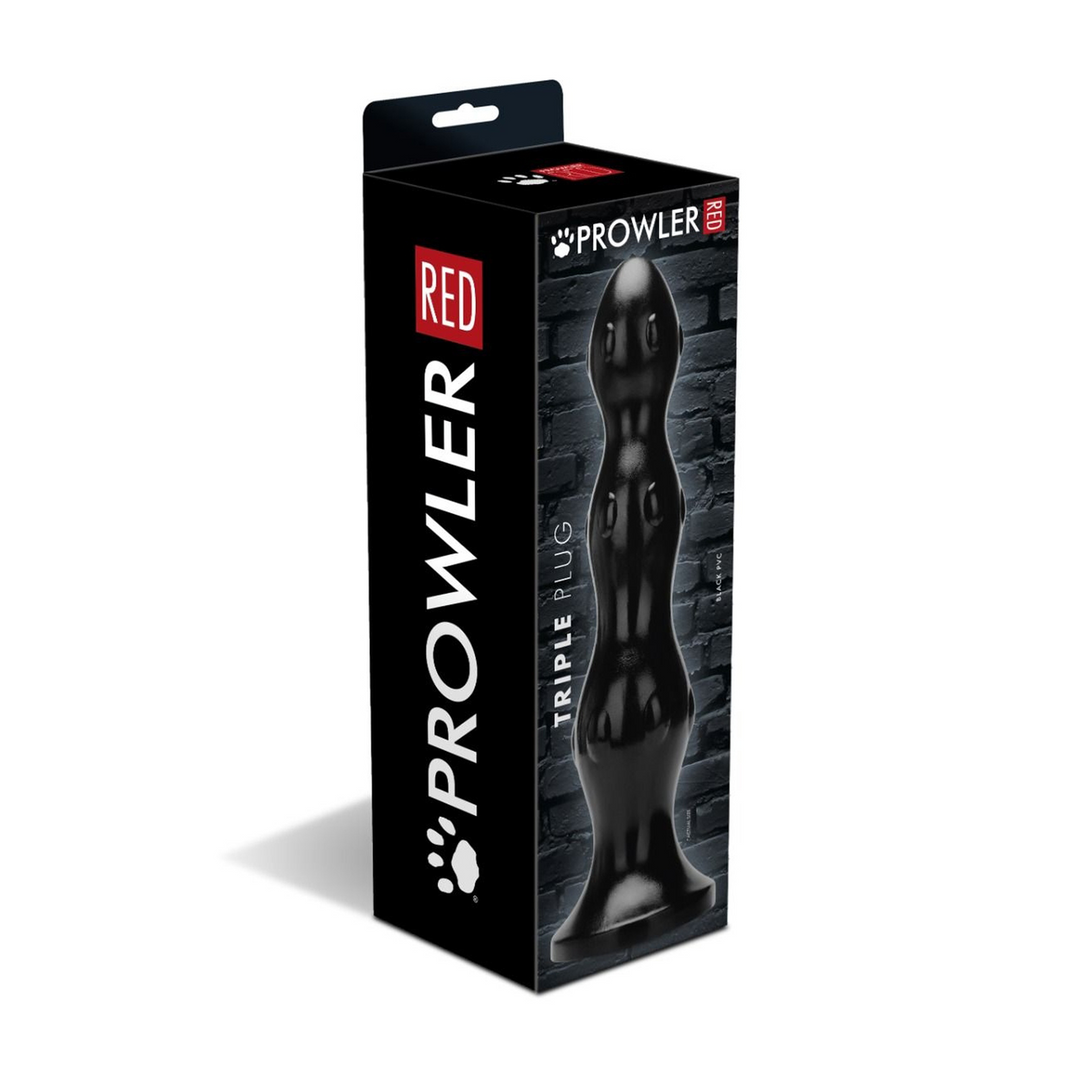 Plug anale Triple 30 cm – nero | Prowler
