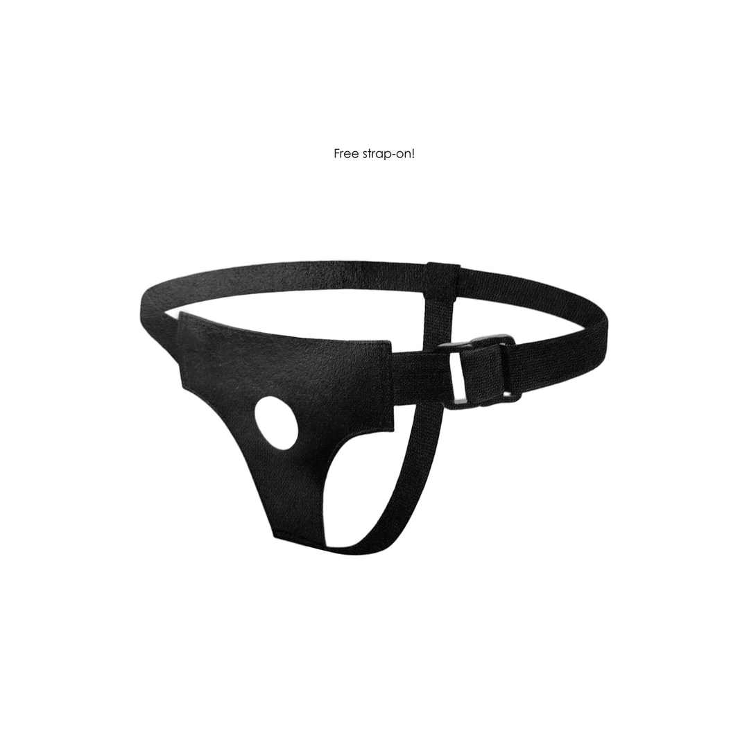 Consolador Testicles – negro 5.6 cm | RealRock