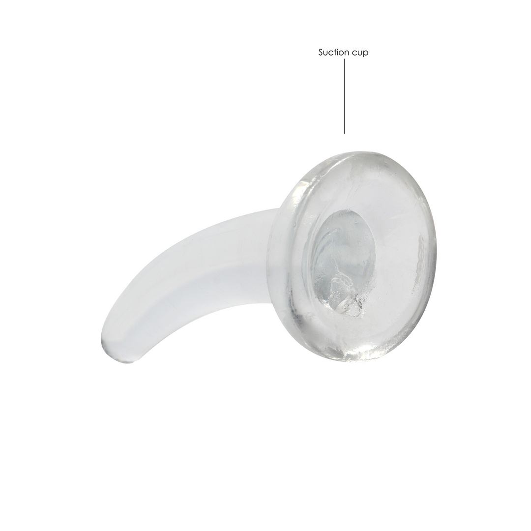 Gode Non 12 cm – avec ventouse, transparent | RealRock