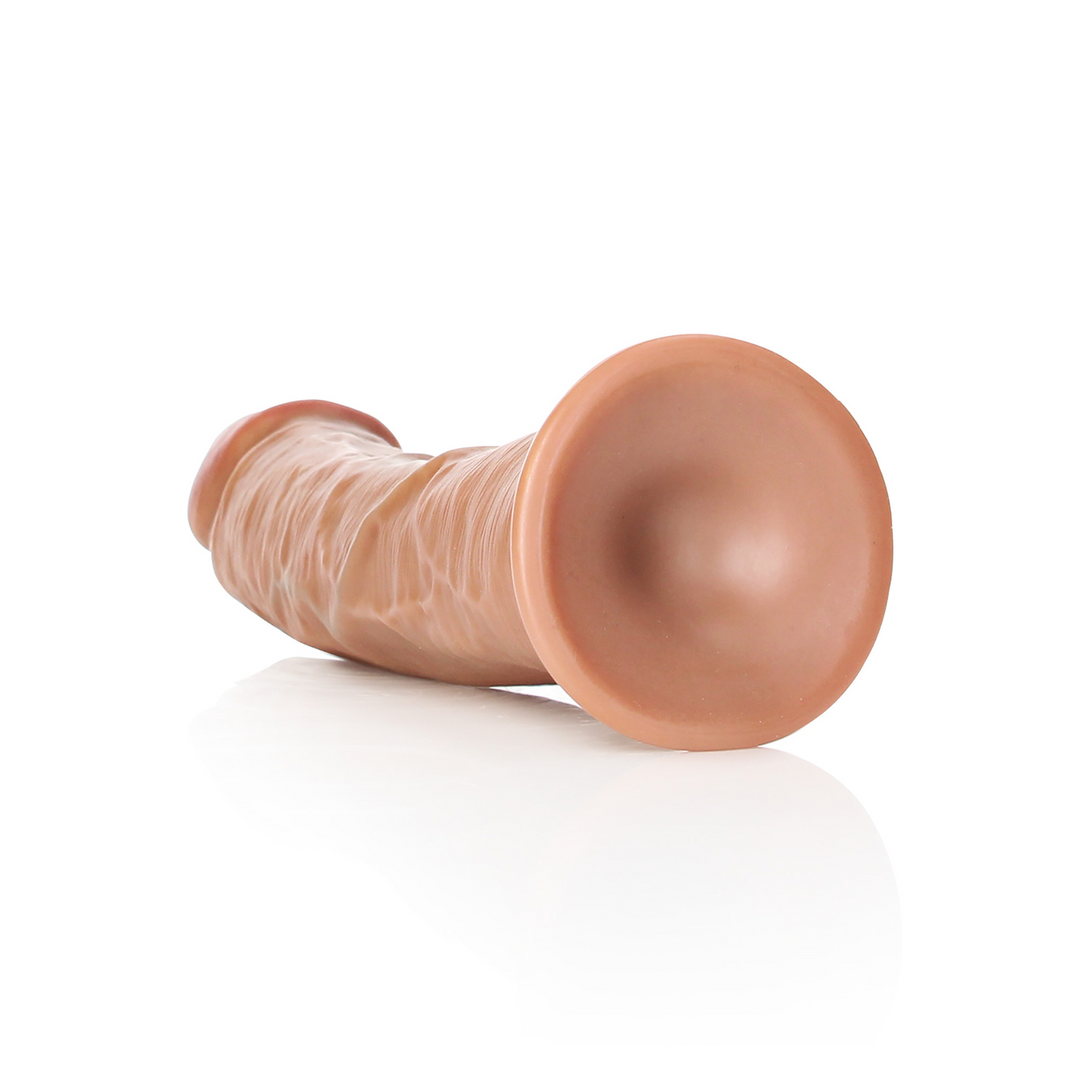 Dildo Curved 8 cm – con ventosa, tan | RealRock