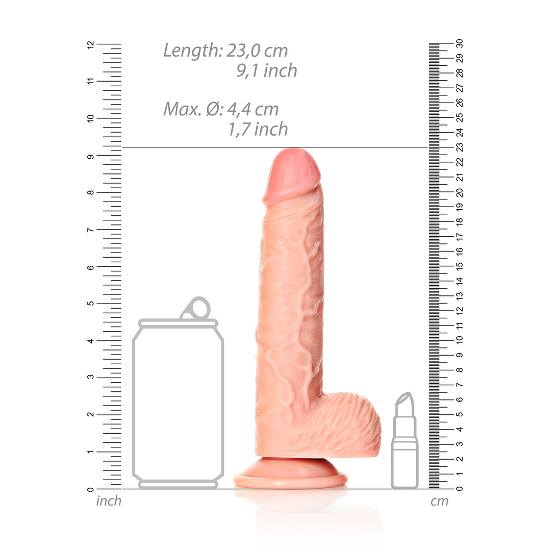Dildo Straight 7 cm – con ventosa, nude | RealRock