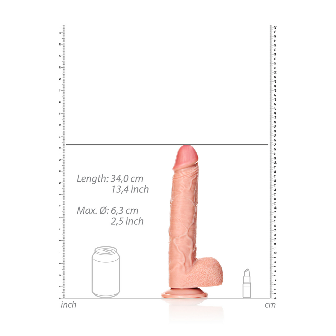 Dildo Straight 13 cm – con ventosa, nude | RealRock