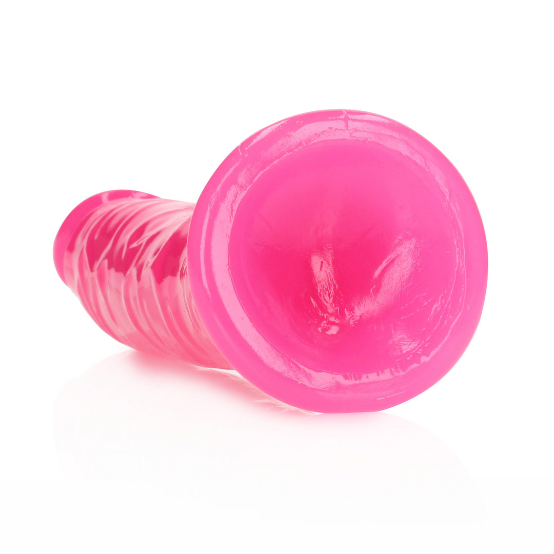Dildo – mit Saugnapf, leuchtend, grün 6.2 cm | RealRock