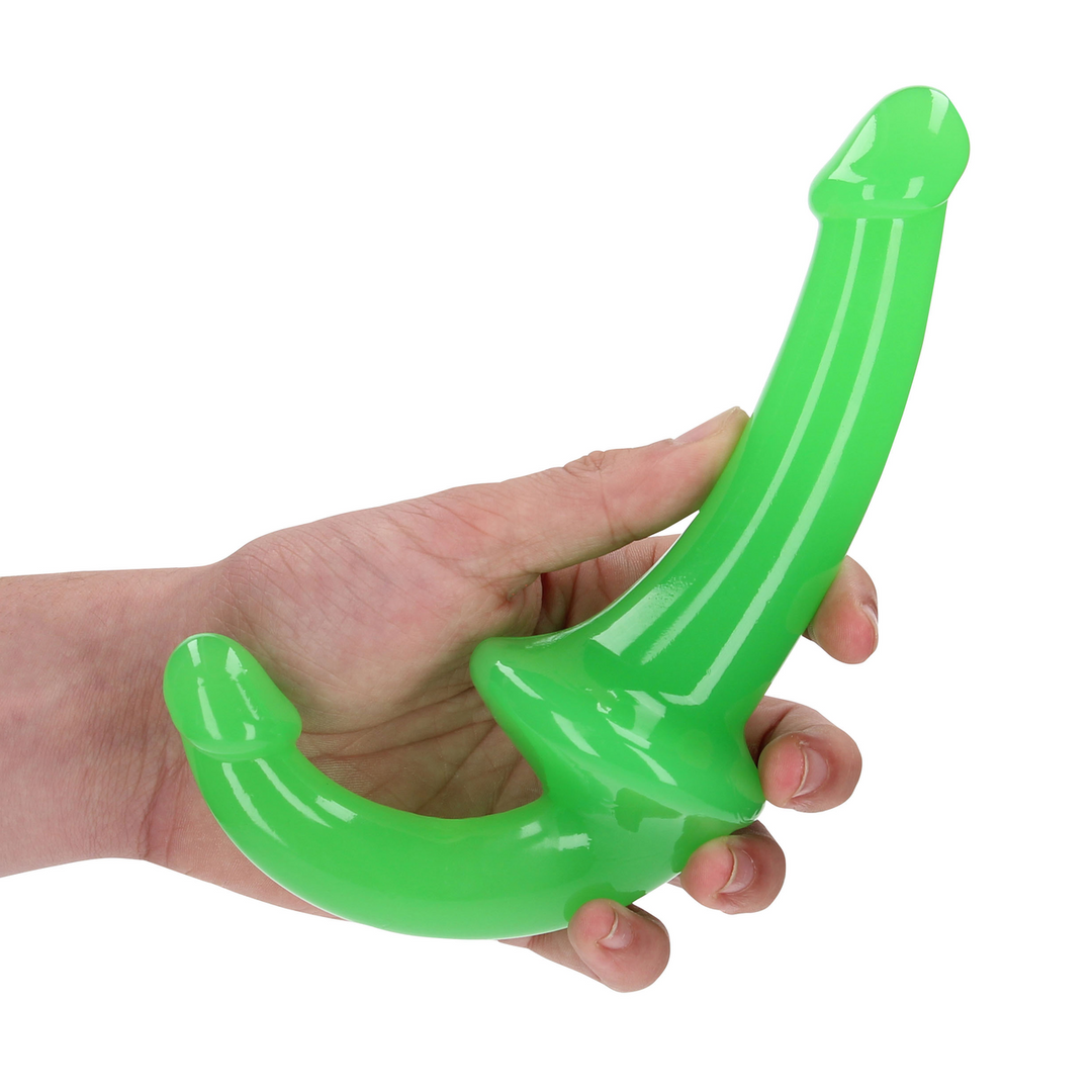 Strap-on Strapless 12 cm – fosforescente, verde | RealRock