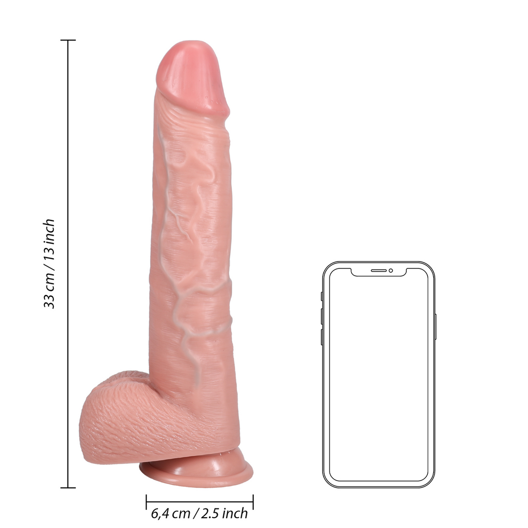 Dildo realista Straight – nude 6.3 cm | RealRock