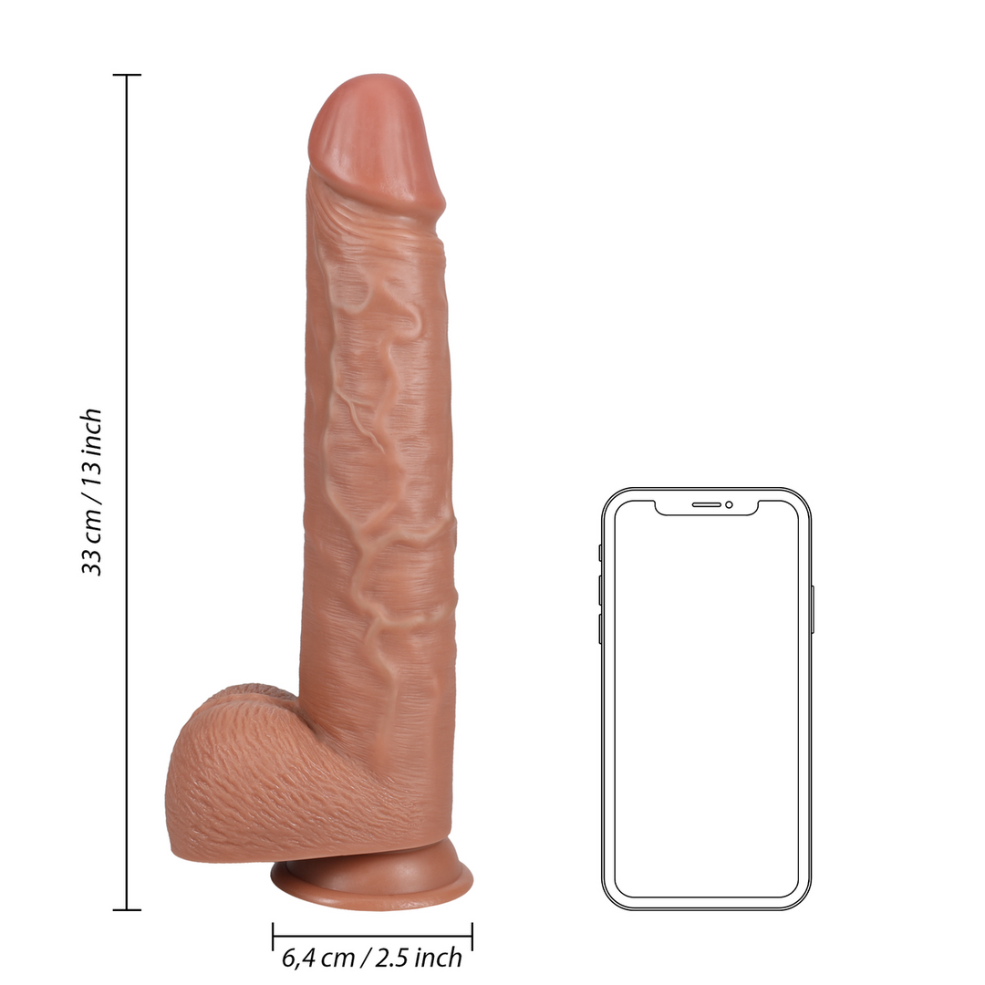 Dildo realista Straight – tan 6.3 cm | RealRock