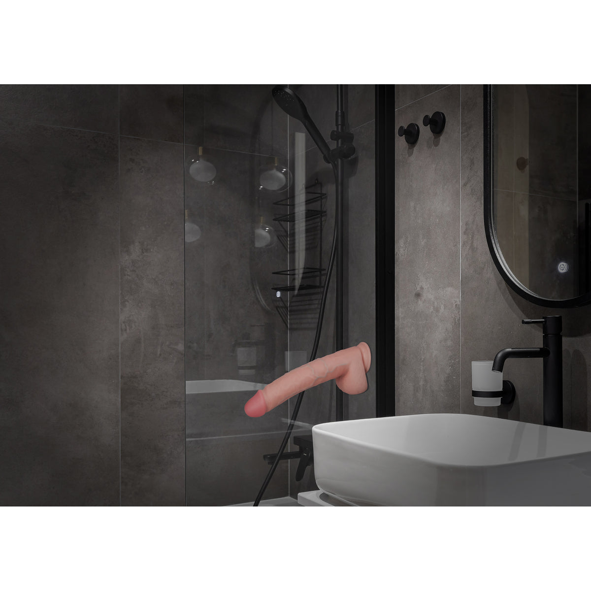 Realistischer Dildo Straight – hautfarben 6.3 cm | RealRock