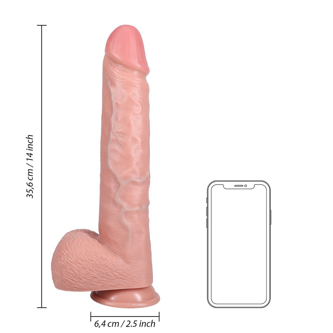 Realistischer Dildo Straight – hautfarben 6.3 cm | RealRock