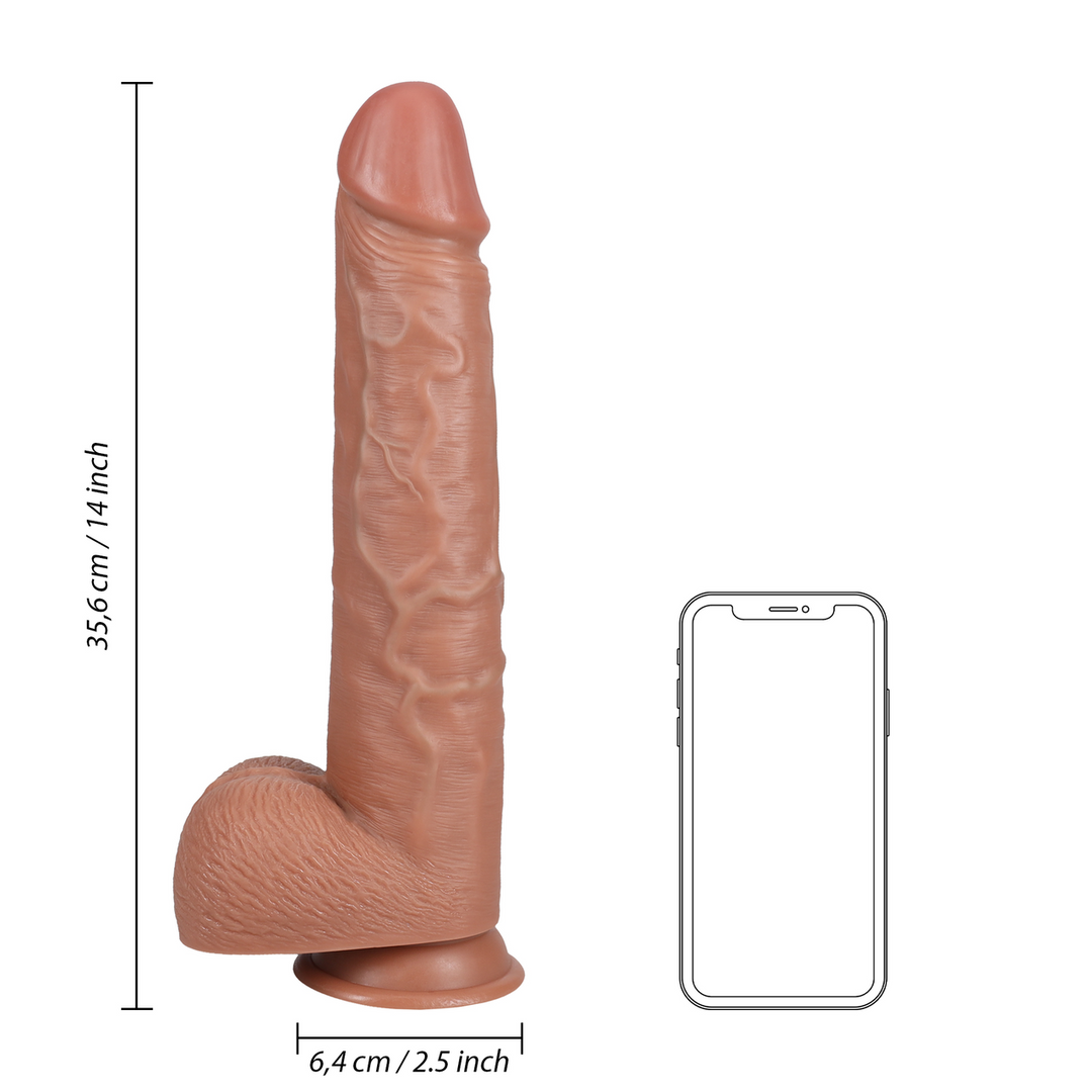 Dildo realista Straight – tan 6.3 cm | RealRock