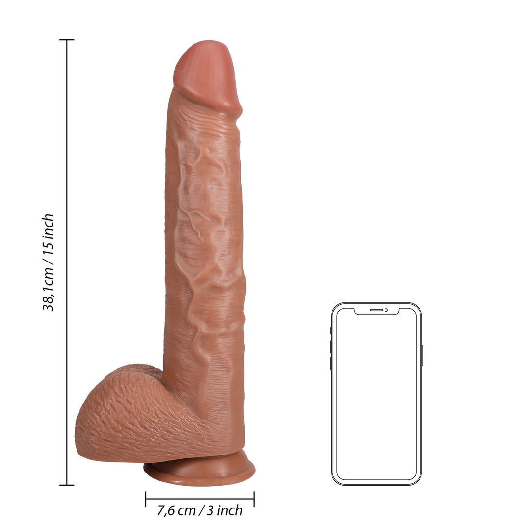 Realistischer Dildo Straight 7.6 cm – tan | RealRock