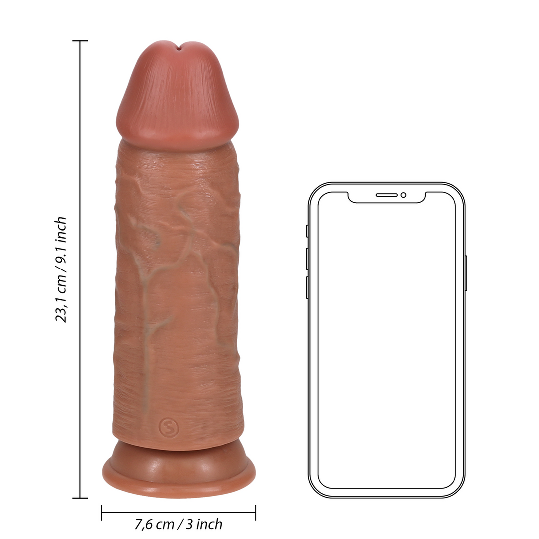 Realistic dildo Thick Straight 7.6 cm | RealRock