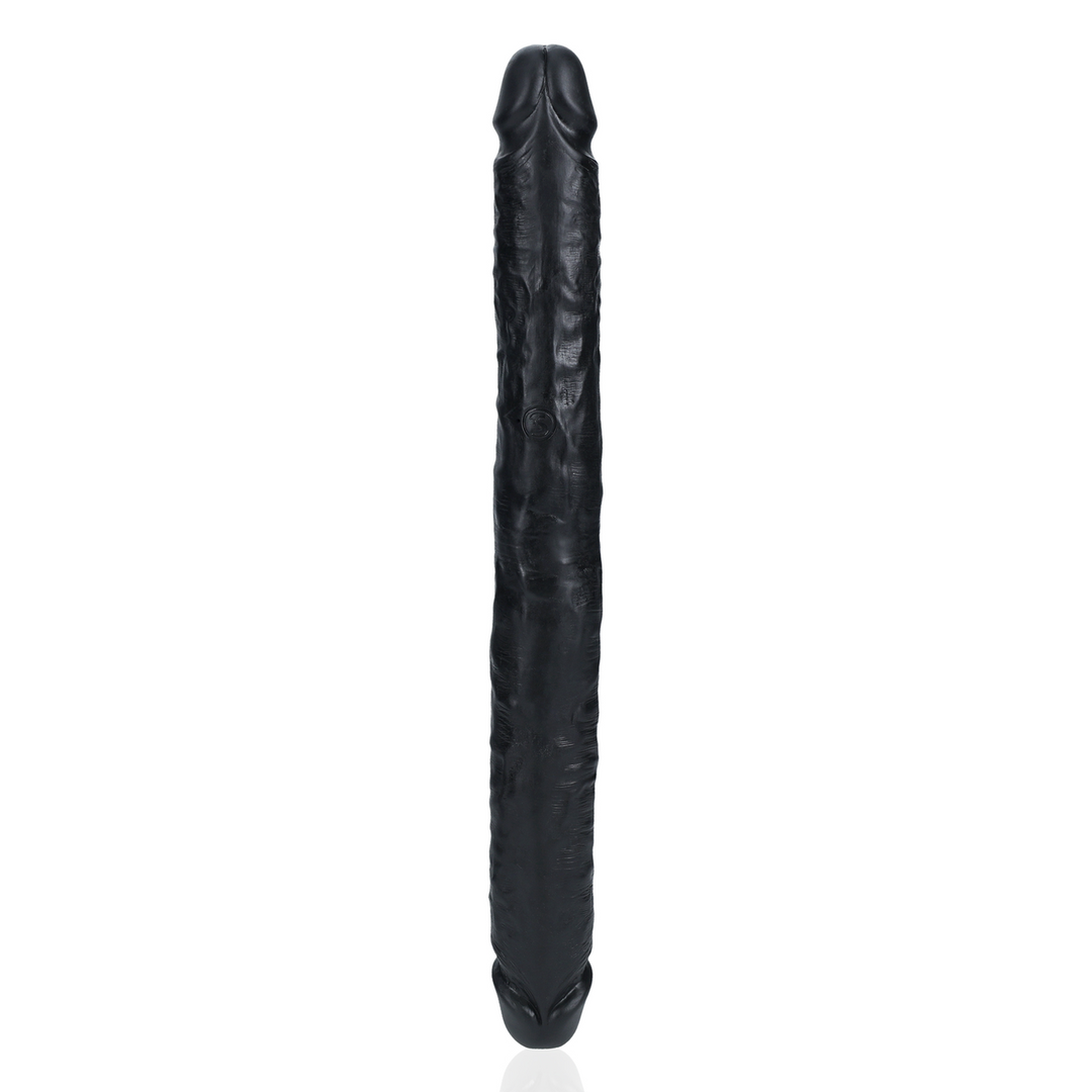 Slim Double Ended Dong 14 / 35,6 cm - Noir